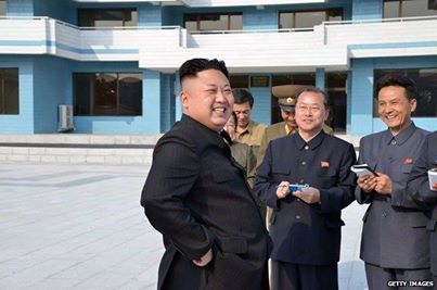 Even the jokes get written down: http://bbc.in/1if53ab

Curious new photographs show North Korean leader Kim Jong-un constantly surrounded by officials and generals taking notes.

But what is the message behind this? @[80758950658:274:BBC News Magazine] explains.
